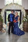 Seniors Wade Massie and Destiny Holtz